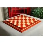 Signature Contemporary II Chess Board - Padauk/ Curly Maple - 2.5" Squares