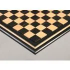 Signature Contemporary V Luxury Chess board - MACASSAR EBONY / BIRD'S EYE MAPLE - 2.5" Squares