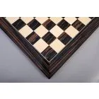 Macassar Ebony & Maple Standard Traditional Chess Board - Gloss Finish