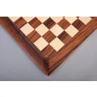 Santos Palisander & Bird's Eye Maple Standard Traditional Chess Board - Gloss Finish 