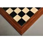 Black Anegre and Bird's Eye Maple Standard Traditional Chess Board