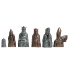 The Isle of Lewis Chess Pieces - 3.5" King - Metallic