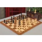 The Capablanca Chess Burmese Rosewood Edition - Reykjavik II Series Chess Set, Board and Box Combination
