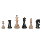 The Exotique Collection® - The Zagreb Series Luxury Chess Pieces - 3.875" King - With Genuine Ebony