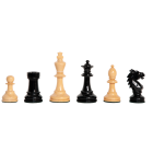 The Bohemian Series Chess Pieces - 4.0" King - Lacquered
