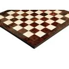 Walnut Burl & Maple Superior Traditional Chess Board - 2.5"