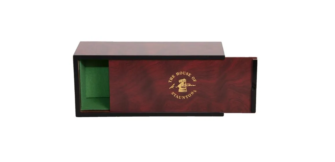 Brazilian Rosewood Luxe Slide-top Chess Box