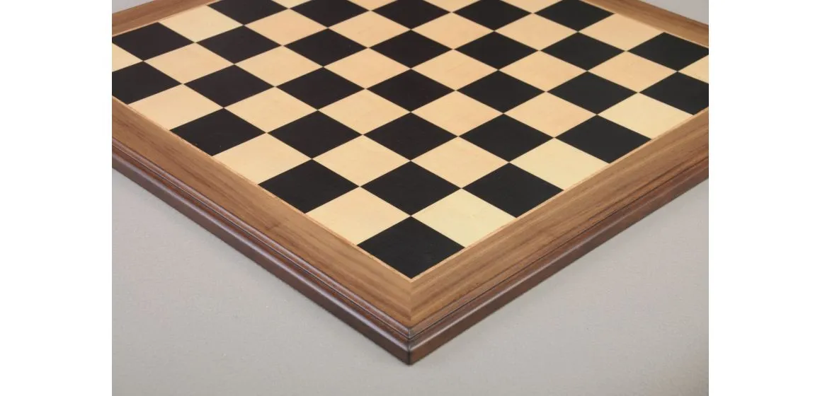 Ebony and Maple Superior Traditional Chess Board 