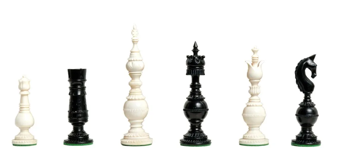 The Oxford Luxury Bone Chess Pieces - 5.25" King