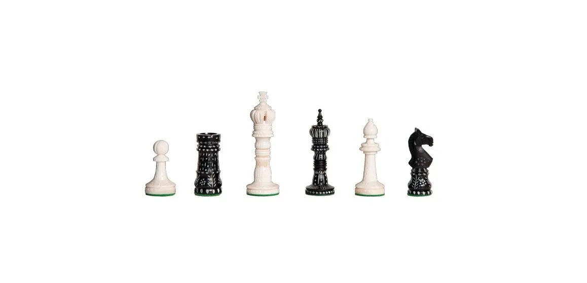 The Worthington Luxury Bone Chess Pieces - 4.0" King