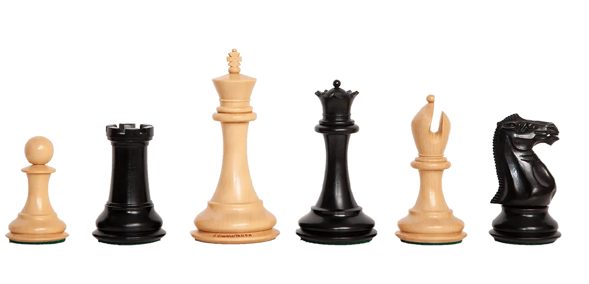 The Camaratta Collection - The 1849 Collector Series Luxury Chess Pieces - 4.0" King
