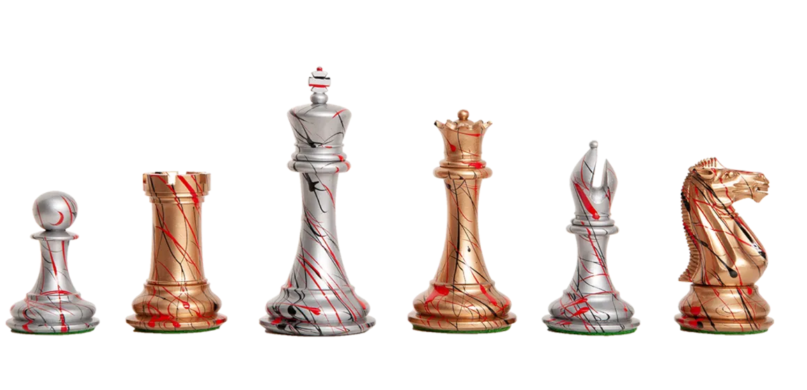 The Camaratta Collection - The 1849 Collector Series Artisan Chess Pieces - 4.4" King