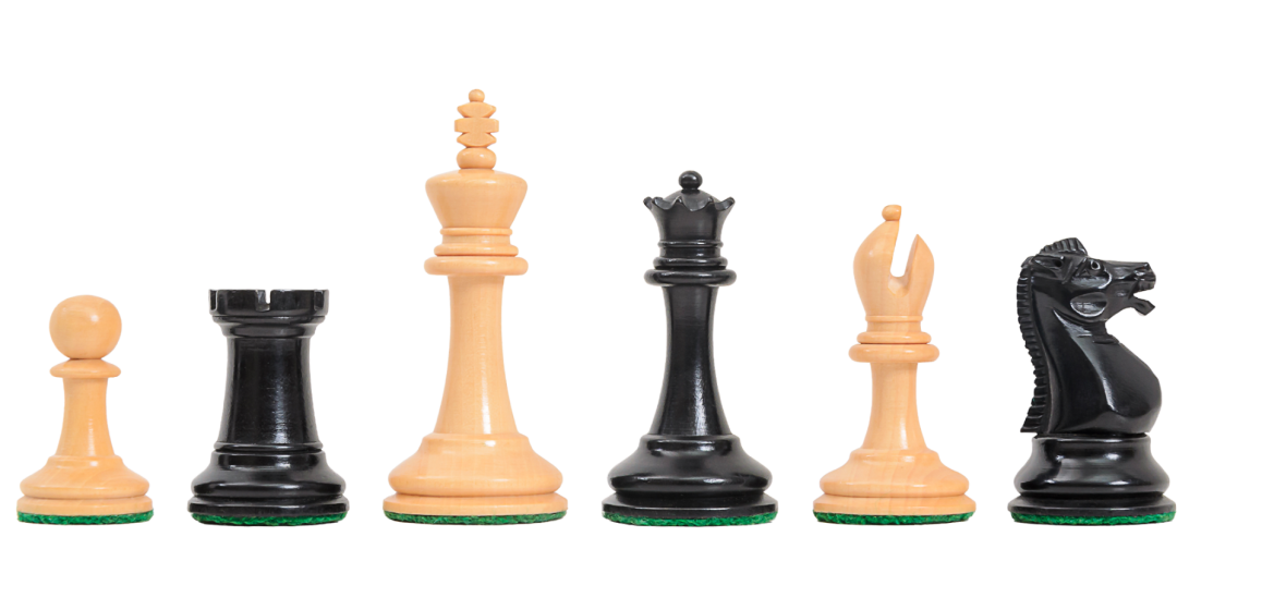 The Library Collection - The Anderssen Dropjaw Series Chess Pieces - 2.875" King