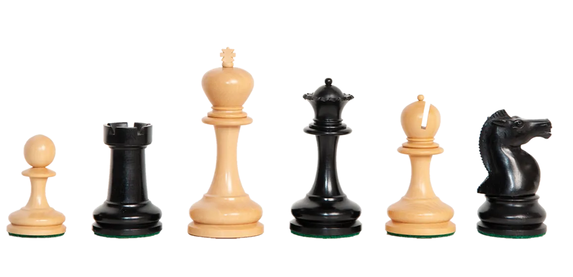 The Camaratta Collection - The Cambridge Springs Series Chess Pieces - 3.875" King