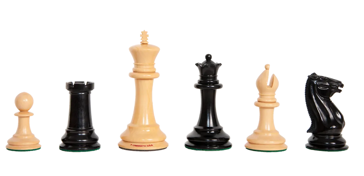 Genuine Staunton® x The Camaratta Collection - The Definitive Morphy Series Luxury Chess Pieces - 4.4" King