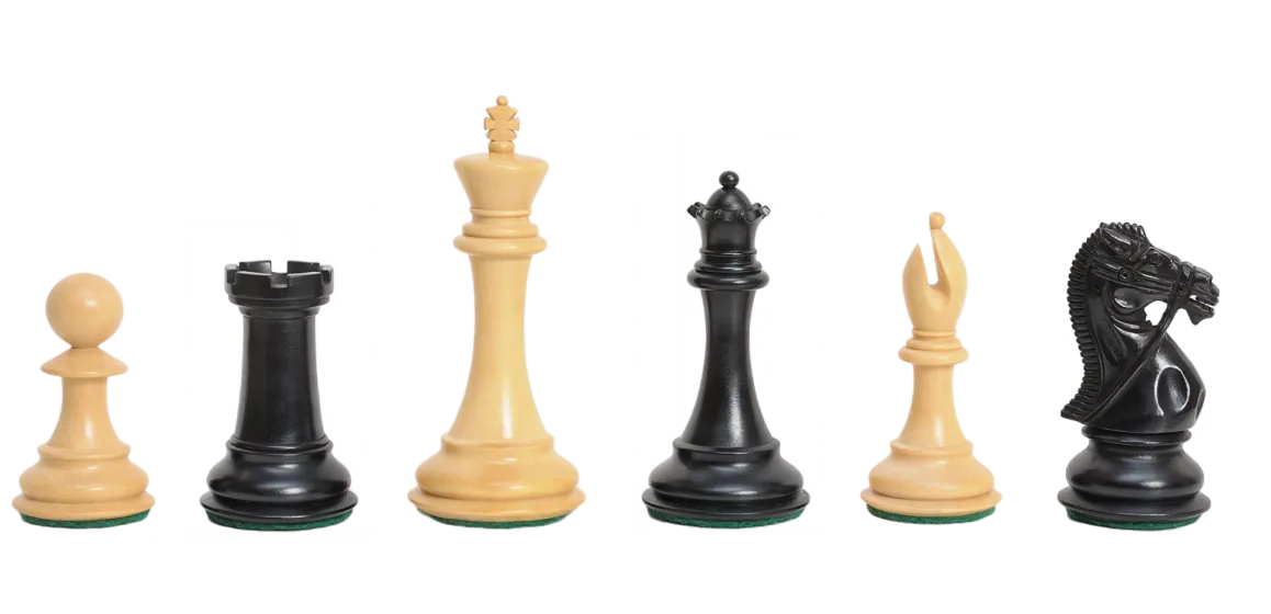 The Leicester Series Chess Pieces - 4.0" King