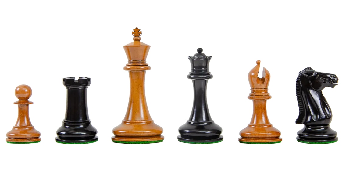 The Genuine Staunton® Collection - Leuchars Series Vintage Luxury Chess Pieces - 3.5" King