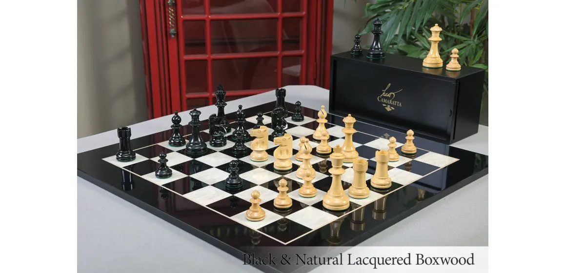 Analysis Chess Set & Board Combination