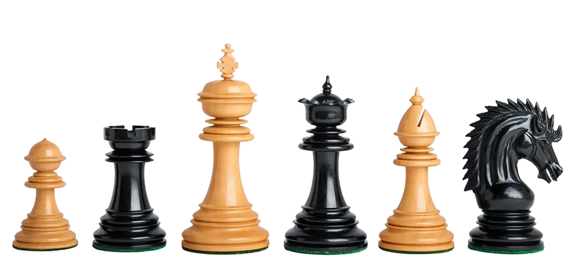 The Modena Series Luxury Chess Pieces - 4.4" King