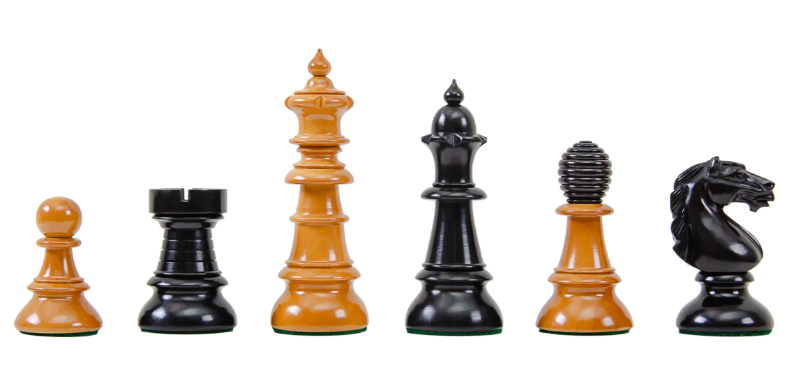 The Old Vienna Coffeehouse Series Chess Pieces - 4.5" King