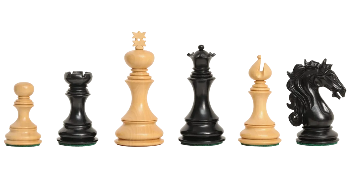 The Ravenna Series Luxury Chess Pieces - 4.4" King