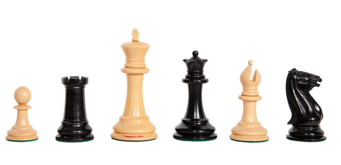 Genuine Staunton® x The Camaratta Collection - The Definitive Morphy Series Luxury Chess Pieces - 4.4" King