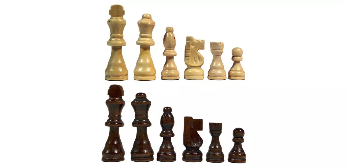 Basic Staunton Wooden Chess Pieces