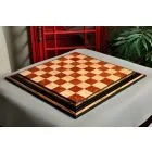 PRE-ORDER - Signature Contemporary Chess Board - RED AMBOYNA  / BIRD'S EYE MAPLE - 2.5" Squares