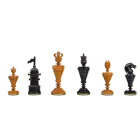 The Anglo-Dutch Reproduction Series Luxury Wood Chess Pieces - 4.75" King