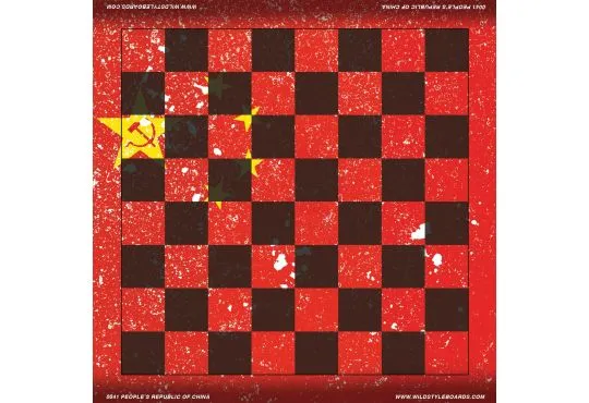 People's Republic of China - Full Color Vinyl Chess Board