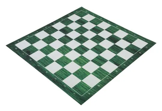 Green Wood - Full Color Thin Mousepad Chess Board
