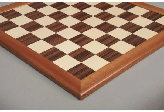 Indian Rosewood and Holly Superior Traditional Chess Board