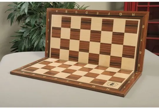 Capablanca Burmese Rosewood Edition Wooden Tournament Chess Board