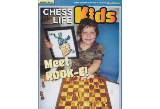 CLEARANCE - Chess Life For Kids Magazine - August 2016 Issue