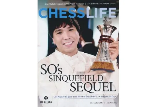 CLEARANCE - Chess Life Magazine - November 2016 Issue 