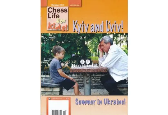 CLEARANCE - Chess Life For Kids Magazine - October 2014 Issue