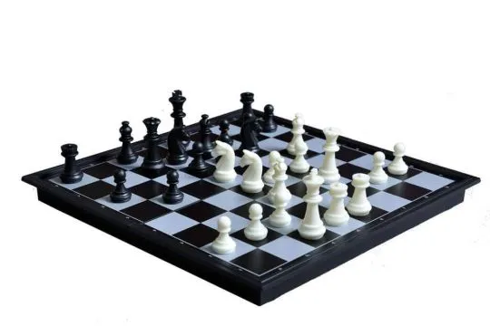 10" Magnetic Travel Chess & Checkers Set