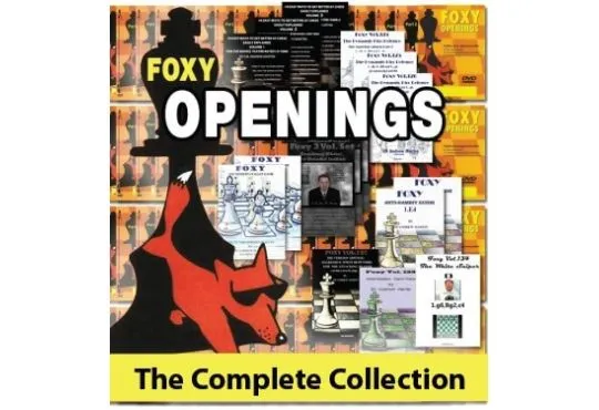 The Complete Foxy Openings on DVD - VOLUMES 1-187 PLUS KASPAROV AND KARPOV! - 9 DVDs