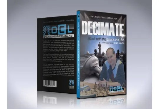 E-DVD - Decimate Black with the Evans Gambit - EMPIRE CHESS 
