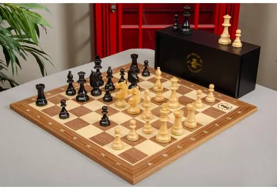 The Glass Eyed Lardy Series Chess Set & Board Combination