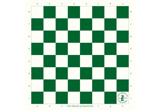 The House of Staunton Vinyl Chess Board - 2.25" Squares