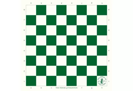 The House of Staunton Vinyl Chess Board - 2.25" Squares