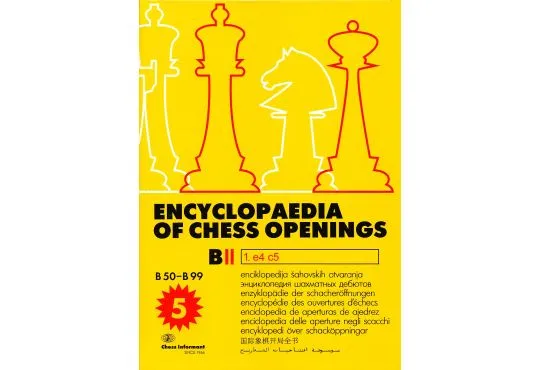 SHOPWORN - Encyclopedia of Chess Openings - Volume B - Part 2