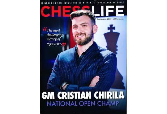 CLEARANCE - Chess Life Magazine - September 2018 Issue 