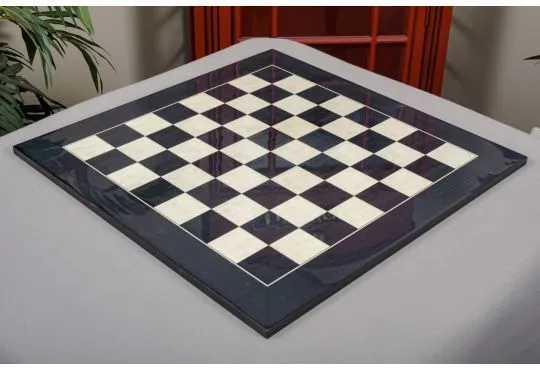 IMPERFECT - 2.25" - BLACK GLOSS - CLASSIC Traditional Chessboard