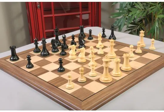 IMPERFECT - The Morphy Luxury Chess Pieces - 4.0" King - Genuine Ebony