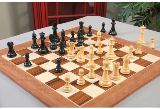 IMPERFECT - The Classic Chess Set - Pieces Only - 4.0" King - Ebonized Boxwood