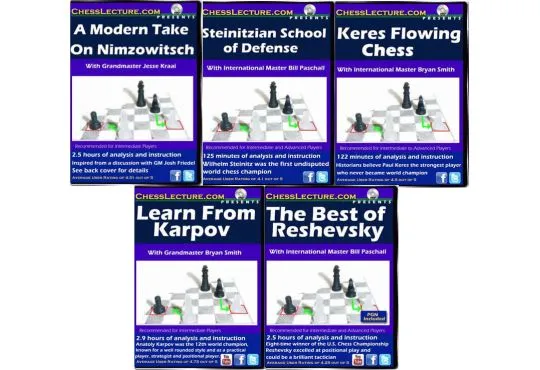 Intense Study of the Masters - 5 DVDs - Chess Lecture