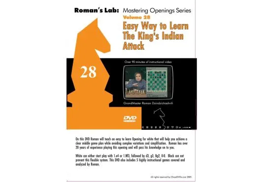 E-DVD ROMAN'S LAB - VOLUME 28 - The Easy Way to Learn the King's Indian Attack