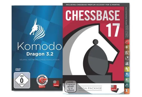 Komodo Dragon 3.2 and CHESSBASE MEGA 17 Bundle